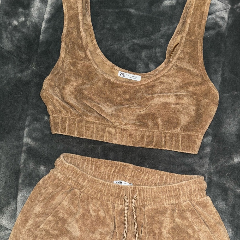 Zara terry cloth set